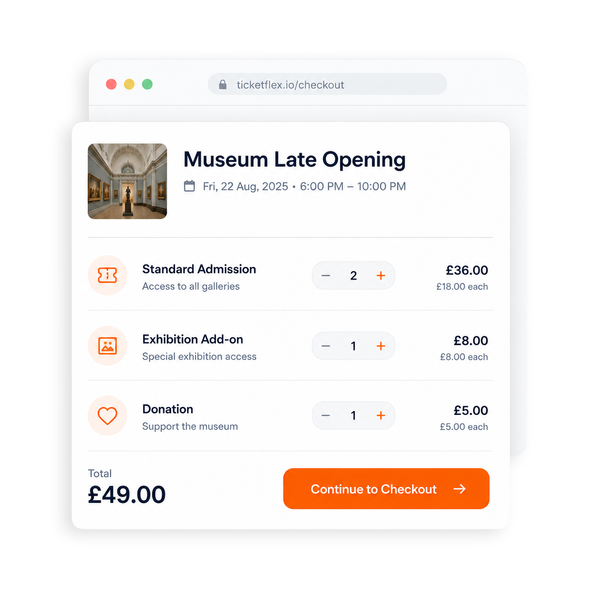 Events, openings and private hire.